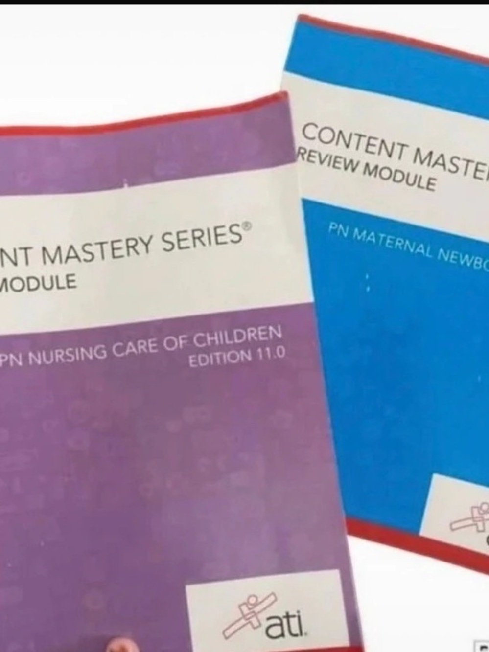 2 textbooks pn maternal newborn nursing 11.0 & pn nursing care of children 11.0
